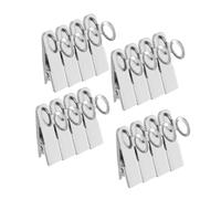 Toyvian 20pcs Metal Lapel Mic Clip Holder for Lavalier Microphone Adjustable Secure Clamp for Podcasting and Public Speaking Use