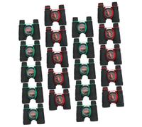 Toyvian 20pcs Mini Binoculars for Compact Educational Telescope with Enhanced Optics for Outdoor Adventures Nature Exploration and Family Fun Neck String Included Random Color