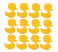 Toyvian 20pcs Non-slip Duck Shower Floor Stickers Adhesive Bath Decals for Bathroom Safety Anti-slip Bathtub Decor Easy Install Removable Yellow Cartoon
