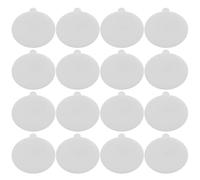 Toyvian 20pcs Non-slip Rubber Duck Fixer with White Plastic Dashboard Holder and Hook-and-loop Tape, Bath Mount for Car Dashboard Accessories, Suitable for Bath Time