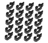 Toyvian 20pcs Plastic Cage Buckle Clips for Pet Fence Reinforcement Wire Cage Clamp Lock Secure Door Latches to Prevent Escape and Simplify Cleaning Maintenance