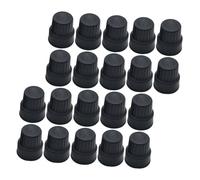 Toyvian 20pcs Plastic Foot Peg Protectors for Electric Weatherproof Pedal End Caps with Robust Screw Cover Cycling Accessory for Axle Protection and Dirt Prevention