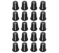 Toyvian 20pcs Plastic Potentiometer Control Knobs Plum Blossom Handle Design, 6mm Standard Size, Comfortable Grip and Precision Adjustment for Mixers and Dj Equipment