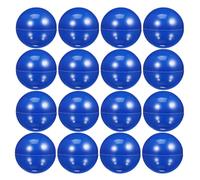 Toyvian 20pcs Plastic Raffle Balls for Parties and Events, Hollow round Capsules with Easy to Use Design, Blue Party Game Props for Organisational Aid and Prize Draws