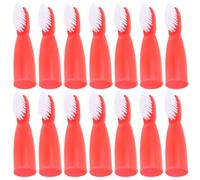 Toyvian 20pcs Portable Soft Bristles Finger Sleeve Toothbrush for Prisons and Detention Centers, Effective Cleaning with Plastic Material, Compact and Safe Design for Hygiene