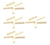 Toyvian 20pcs Pre-slotted Guitar Nut String Support for Electric Guitars Sound Quality Easy to Install and Remove