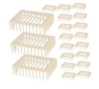 Toyvian 20Pcs Queen Marking Cages Plastic Beekeeping Supplies for Isolation Transport Essential Queen Rearing Kit with Optimal Ventilation for Hive Management