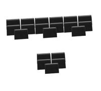 Toyvian 20pcs Replacement Fader Knobs Slider Caps for Sound Console Controller Black Flat Push Knobs for Mixing and Mastering Sessions