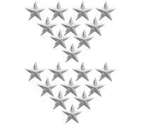 Toyvian 20pcs Snowboard Stomp Pad with Star Studs for Enhanced Traction and Effortless Installation, Silver Metal Adhesive Pad, Lightweight and Portable Design for Traditional Runs