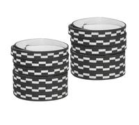 Toyvian 20pcs Table Tennis Racket Edge Tape, Black Self-adhesive Paddle Protector Strip, Professional Ping Pong Paddle Side Guard for Racket Frame Protection and Sports Use