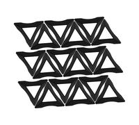 Toyvian 20pcs Transparent Puzzle Cube Tripod Stand Sturdy and Lightweight Cube Holder Aesthetic Organizer for Desktop Use
