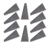 Toyvian 20pcs Triangle High Carbon Steel Wedge for Hammer Handle Replacement, Sturdy Reinforcement Tool to Solve Loosening Issues, Suitable for Doors and Screws in Construction Sites