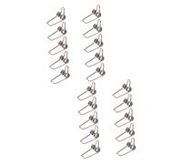 Toyvian 20pcs Trumpet Cleaning Brushes Valve Key Silver Snarling Trumpet Spring Pipe Cleaners Long Easy Install Detach