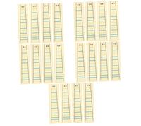 Toyvian 20pcs Violin Notes Stickers Practical Fretboard Scale Markers for Beginners Lightweight and Stickers for Easy Violin Practice Transparent Design for Visibility