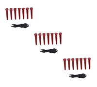 Toyvian 21pcs Wood Guitar Bridge String Puller Acoustic String Pegs for Enhanced Sound and Stability Suitable for Folk Guitars