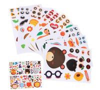 Toyvian 24 Sheets Cartoon Animal Reward Stickers for DIY Crafts Positive Sealing Decals for School Prizes and Behavior Motivation Easy Peel and Stick Ornament