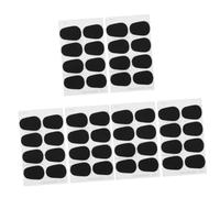 Toyvian 240pcs Saxophone Mouthpiece Pads Food-grade Silicone Gasket for Saxophones and Clarinets Non-sticky Comfortable for Musicians and Beginners