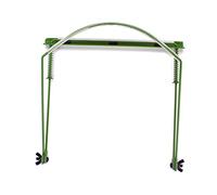 Toyvian 24holes Green Harmonica Stand Metal Frame Harp Rack Suitable for Mouth Harp for Harmonica Holder Neck and Storage for Musicians and Beginners