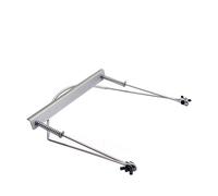 Toyvian 24holes Silver Harmonica Stand Metal Frame Mouth Organ Holder Harp Rack Harmonica Holder Neck Accessory for Playing Music Live