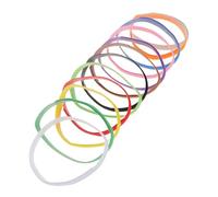 Toyvian 24pcs Adjustable Pet Id Collar for Puppies Kittens Dog Whelping Collar Id Bands Comfortable Pack