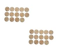 Toyvian 24pcs Cards Wooden Photography Props for Boy Girl First Year Creative Monthly Cards Engraving Designs for Cherished Memories for Newborn Photo Sessions
