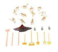 Toyvian 24Pcs Creative Dinosaur Skeleton DIY Teaching Model Educational Archaeological for Stimulating Imagination and Creative Thinking Stem Learning