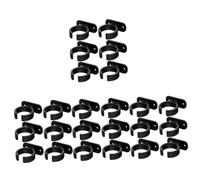 Toyvian 24pcs Desktop Microphone Stand Base Multipurpose Clamp for Tabletop Use Stable and Durable Mic Holder for Events and Schools