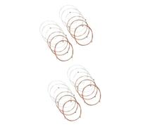 Toyvian 24pcs Folk Guitar Strings Metal Replacement Strings for Acoustic Classic Guitar