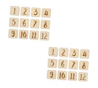 Toyvian 24pcs Growth Cards Commemorative Birthday Recording for Newborn Photography Props for Capturing Special Moments Your Boy Girl First Year