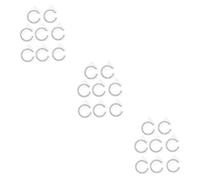 Toyvian 24pcs Guitar Sound Hole Decal Rosette Decorative Sticker for Acoustic Guitar Sound Hole Ring Inlay Sticker for Accessories