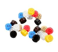 Toyvian 24pcs Guitar Volume Knob Potentiometer Hat Replacements for Electric Guitar Accessories Volume Control Knob Caps Fits Bass Potentiometer