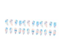 Toyvian 24pcs Guzheng Finger Protectors and Lightweight Nail Covers for String Instruments Smooth Double-sided Design Tortoise Shell Color for Professional