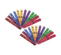 Toyvian 24pcs Halloween Ninja Slap Bracelets Bulk Colorful Cartoon Silicone Snap Wrist Bands for Party Favors Classroom Rewards and Creative Roleplay