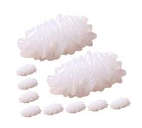 Toyvian 24pcs Lifelike Artificial Rice Models for Photography Props Crafts and Kitchen Decoration Realistic Fake Food Simulation for Creative Projects