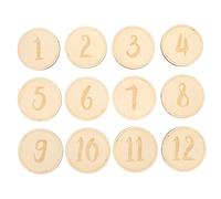 Toyvian 24pcs Monthly Memory Cards Cards for Newborn Photography Capture Growth Handy Props for Social Media Keepsakes