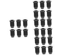 Toyvian 24pcs Professional Guitar Strings Caps for Electric Guitar Accessories Mounting Buckle for Lover Use for Bridge Buckle through Body