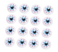 Toyvian 24Pcs Scary Halloween Eyeballs Realistic Fake Eye Props for Party Decorations Bouncy Eyeballs for Halloween Games and Spooky Photo Props