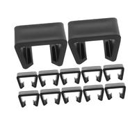 Toyvian 24pcs Sectional Sofa Clips for Outdoor Wicker Furniture PP PE Connectors for Patio Couch Reliable Non Slip Fastening Easy Assembly Modular Sofa Connectors for Garden Seating