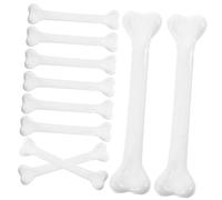Toyvian 24Pcs Skeleton Bones Halloween Fake Bone Decor for Parties Home Decor and Costumes Lightweight for Haunted Houses and Festivals