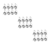 Toyvian 24pcs Stainless Steel Adjustable Thumb Pick for Guitar Comfortable Index Finger Plectrum Essential Guitar Accessories for Practice
