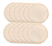 Toyvian 24pcs Washable Breastfeeding Nursing Pads Reusable Cotton Breast Pads for Milk Catchers
