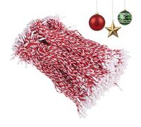 Toyvian 2500 Pcs Christmas Ornament Snap Hangers Cotton Plastic Fasteners