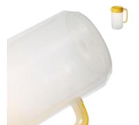 Toyvian 2500ml Beverage Storage Container Cold Water Jug Food-Safe Material with Lid Large Capacity Heat Resistant for Thanksgiving Dinner and Picnics