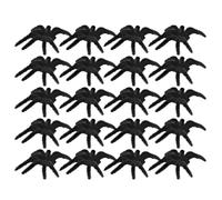 Toyvian 25pcs Halloween Spider Decoration: Realistic Hairy Spiders - Creepy Prank Props - Haunted House Outdoor Decorations - Realistic Scary Animal Toy For Favor