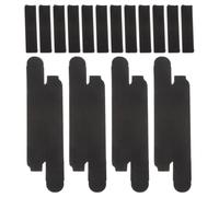 Toyvian 25pcs Kraft Paper Lipstick Packaging Boxes for DIY and Storage, Versatile Lip Balm and Essence Oil Cases with Precut Structure and Fold-and-Lock Design, Stylish Minimalist Black