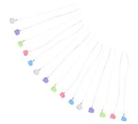 Toyvian 25pcs Tooth Keepsake Box with Hanging String Portable Plastic Tooth Fairy Holder Friendly Keepsake Organizer Memories