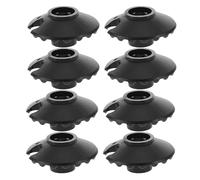 Toyvian 25PCS Trekking Pole Mud Basket Kit Round Snow and Mud Attachment for Hiking Walking Stick Accessories Outdoor Camping Pole Replacement for Various Brands