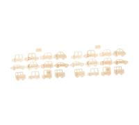 Toyvian 26pcs Wooden Sign Growth Recording Cards for Monthly for Commemorative Photos Safe and Design