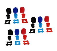 Toyvian 27pcs Mic Protective Tools Microphone Shockproof Rings for Gaming Microphone Includes Pop Filter for Isolation Shield Random Color