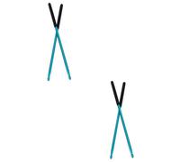 Toyvian 2pairs Aluminium Alloy Drumsticks Durable Anti-rust Drumsticks for Drummer Practice Drum Pads for Beginners and Professionals Blue